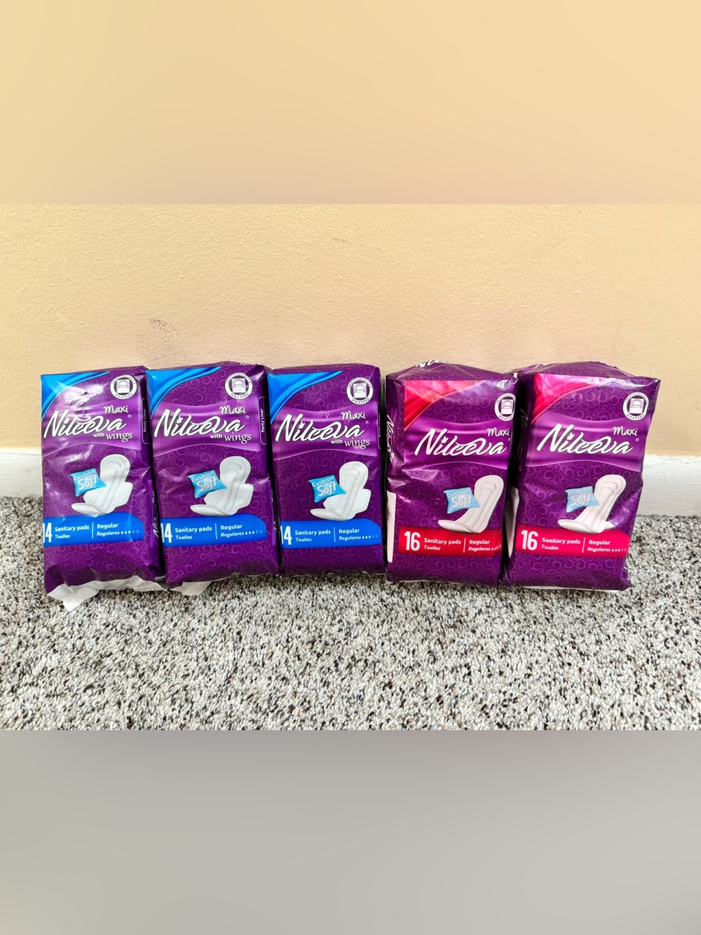 5 New Nileeva Sanitary Pads Packs